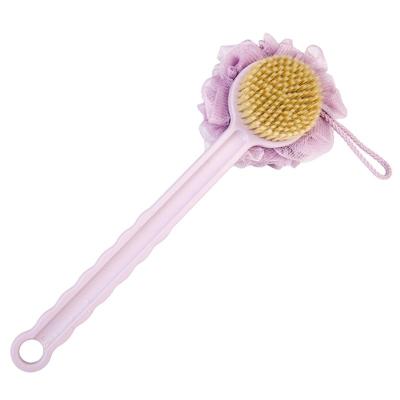 China EXFOLIATE New Hottest Selling Multifunctional Long Handle Double Sided Soft Hair Scrubbing Back Brush Bath Brush for sale