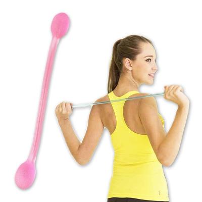 China Fitness Body Health Yoga Pilates Exercise Resistance Bands Jelly Stretch Strap for sale