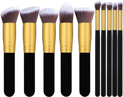 China Angular Blush Premium Cosmetics Foundation Makeup Brush Set for sale