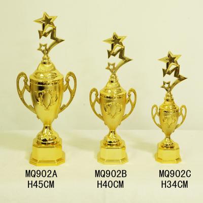 China All over the world various design super star quality plastic sports cup golden trophy for sale