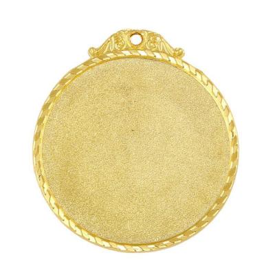 China All over the world hot selling style customization attractive gold plated zinc alloy blank medal to engrave for sale