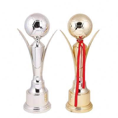 China Worldwide Use Main Art Plastic Material Product Collectible Football Figure Trophy And Award for sale