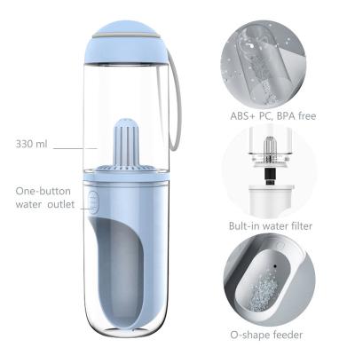 China Portable Travel Viable Pet Drinking Water Bottle For Dog Water Bottle Pet Water Bottle for sale