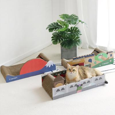 China Viable Wholesale Pet Toy Cat Scratcher Custom Cat Toy Cat Cardboard Scraper for sale