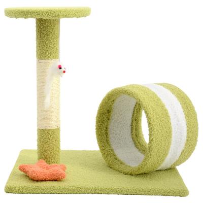 China 2023 Viable Pet Products Quality Sisal Cat Climbing Frame Cats Love Vigorous Cat Tunnel for sale