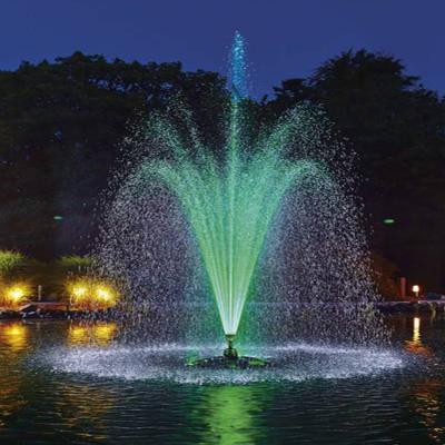 China Large Modern Outdoor Musical Wave 12 Floating Pond Garden Dancing Fountain For Lake for sale