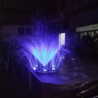 China Large Artificial Lake Garden Modern Musical Water Fountain Floating Fountain Show for sale