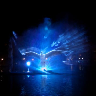 China Programmable Fountain Water Show Software Control Graphics Digital Water Screen Film Fountain in Event Decoration for sale