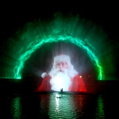 China Modern water screen movie fountain with a variety of digital images and videos are shown for sale