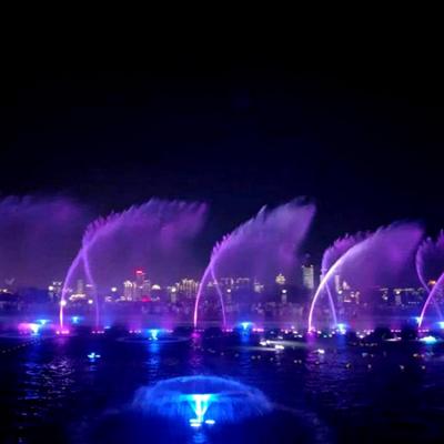 China Easy project music fountain installment water screen fuentes de agua dancing fountain for sale