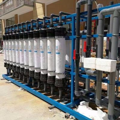 China Hotels Whey Ultrafiltration Membrane Skid Filter 2000L Two-row PU Ultrafiltration System for sale