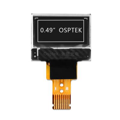 China 0.49 Inch 64x32 Dot White Color SSD1315 Plug-in With I2C Connector 8 Pins Connect 0.49 Inch Mini OLED Display Screen for sale