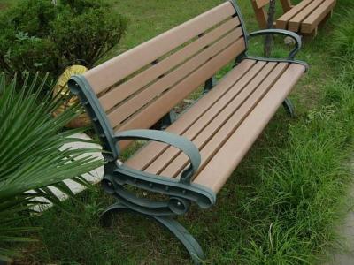 Chine Banc composé en plastique en bois recyclable qui respecte l'environnement, bancs de parc composés à vendre