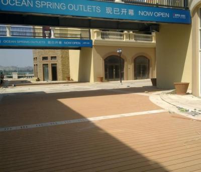 Κίνα Ανθεκτικά καφετιά σύνθετα Decking/δάπεδο γεφυρών WPC με τον υψηλό αντίκτυπο - ανθεκτικό προς πώληση