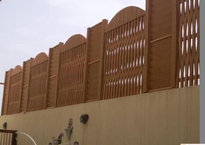 China Recyclable Sandalwood WPC Wall Cladding For Building Templates / Construction for sale