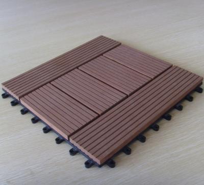 China Quick WPC Deck Tiles For Balcony With Customized Pattern , Timber Decking Tiles for sale