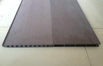 China Large Engineered Hollow Composite Decking For Gardens / Swimming Pool for sale