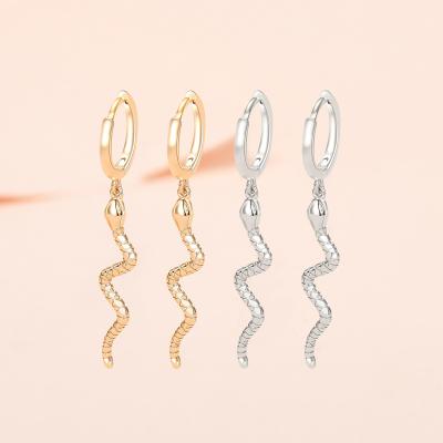 China Fashion Vogue Earring Collection Gold Hoop Earrings Charm Snake Hoop Earrings Dangle Jewelry For Women for sale