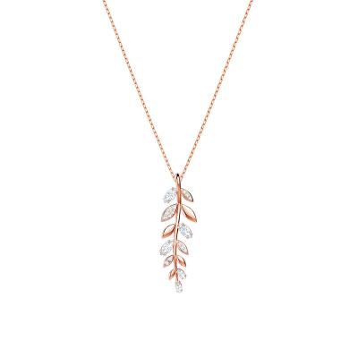 China Fashion TRENDY Ladies Small Fresh Chain Clavicle Leaf Necklace Women Girl Whole Sale for sale