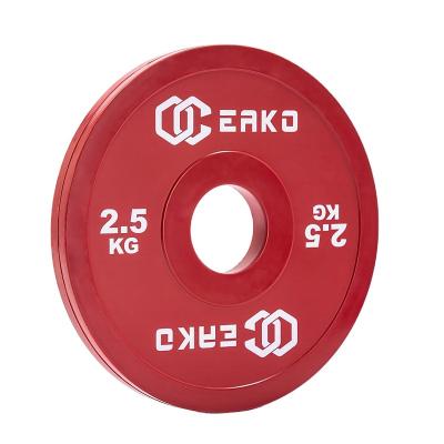 China Eako Universal Sports Fitness Equipment Barbell Weightlifting Change Plates 2.5kg Weight Change Plates for sale