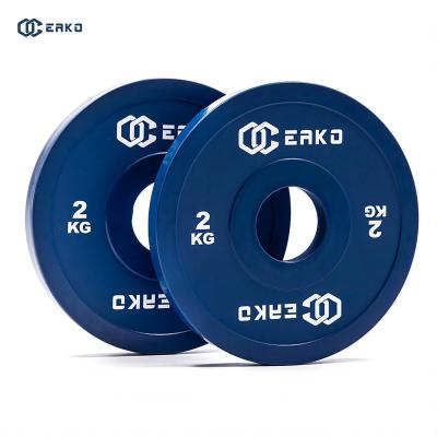 China Eako Universal Sports Fitness Equipment Barbell Weightlifting Change Plates 2kg Weight Change Plates for sale