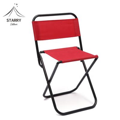 China Wholesale Lightweight Easy-Carry Small Folding Chair Metal Camping Stools Fishing Chair For Fishing for sale