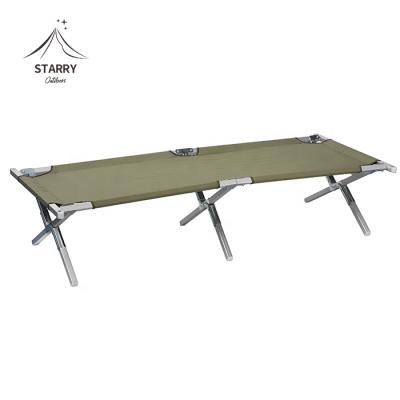 China Activity Camping Aluminum Military Folding Camping Bed With Wholesale Price for sale