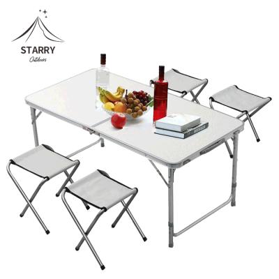 China Modern Starry Outdoor Folding Camping Table And Chair for sale