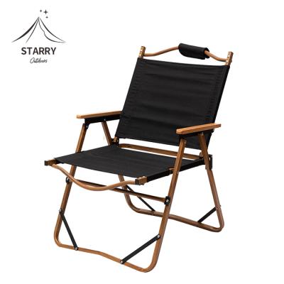 China Wooden lightweight outdoor grain funiture portable camping kermit chair2 for party banquet for sale