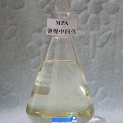 China CAS 2978-58-7 MPA Nickel Electroplating Chemicals 1,1-DIMETHYL-2-Propynylamin C5H9N for sale