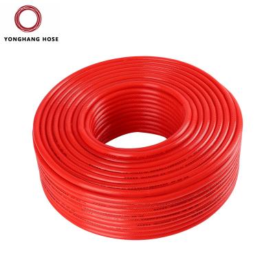 China 6.5MM PVC Agriculture Sprayer Red Fiber Reinforced Plastic High Pressure Hose for sale