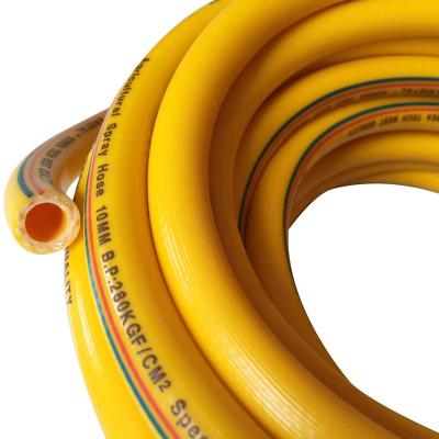 China PVC 10mm 5 Layers Hose Flexible High Pressure Rubber Spray Hose High Pressure Hose for sale