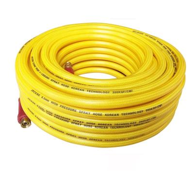 China Yellow Braided Hose Agricultural Farm Machinery PVC 8.5mm Irrigation Sprinkler Hose for sale