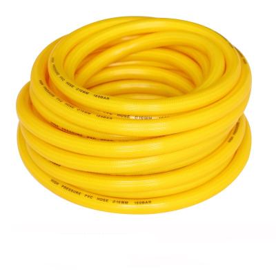 China 10mm PVC Braided Agricultural High Pressure Water Hose Spray Irrigation Hose Transparent PVC Hose for sale