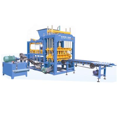 China Building Material Stores Black White Yellow Automatic Cement Brick Concrete Paving Hollow Block Making Machine for sale