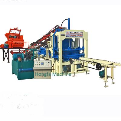 China Building Material Shops Low Cost ECO QT4-15 Electric Concrete Cement Brick Making Machinery And Block Making Machinery for sale