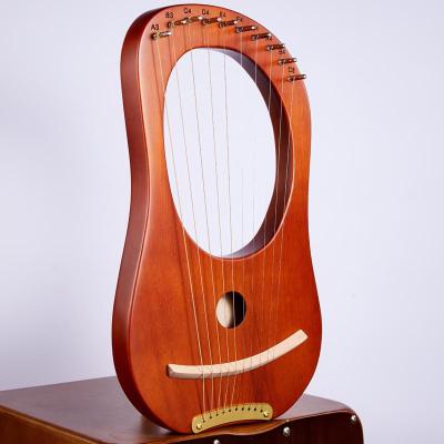 China Mini Popular 10 String Lyre Harp With Tools Other Musical Instruments For Beginners for sale