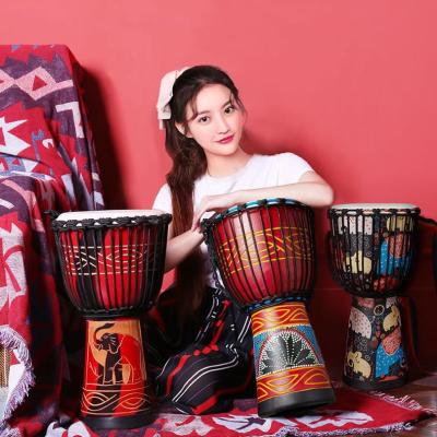 China New Arrival Popular Wooden String Djembe African Drum Percussion Instruments for sale