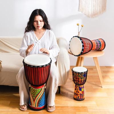 China Popular supply wholesale profissional remo djembe drumming african percussion instruments for sale