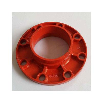 China Competitive Price Groove Conversion Flange Grooved Pipe Fittings DN150 PN2.5Mpa for sale