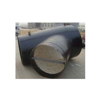 China Factory Price Chinese Inner Ceramic 3 Way 45 Degree 40*32inch Butt Weld Pipe Fittings for sale