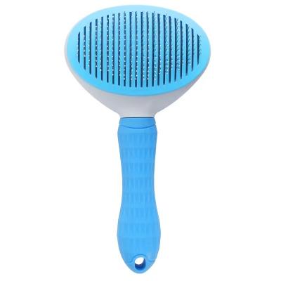 China Viable Wholesale High Quality Adjustable Needle Fashion Factory Factory Double Teeth Dog Hair Comb for sale