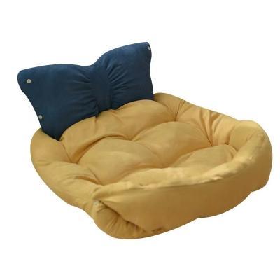 China Sustainable Hot Selling Cozy Shape Tribute Shape Cotton Multifunctional Cute Bed For Dogs And Cats for sale