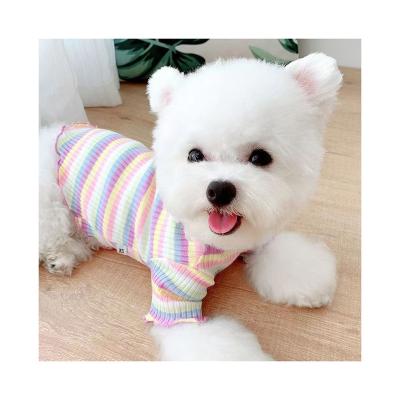 China Sustainable New Products Lightweight Classic Design Four Seasons Blended Fabric Soft Pet Clothes Base Coat for sale