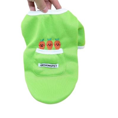 China Sustainable Simplicity High Quality Comfortable Modern Cotton Open Button Pet Supplies Dog Clothes Sweater for sale