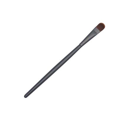 China Angular Blush New Eyeshadow Brush Single Nylon Hair Plastic Handle, Multifunctional Silver Gray Smudge Makeup Brush x938 Custom Wholesale for sale