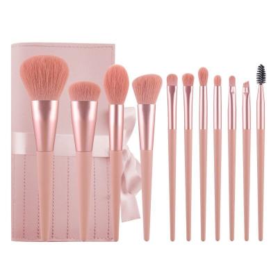 China Angular blush 11 set brush Cangzhou soft makeup kit, new beauty makeup brush to pack other makeup brushes x963 for sale