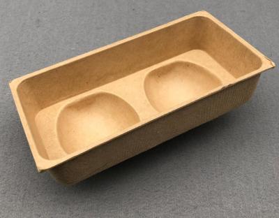 China Empaquetado de caja de vegetales con inserción de bandeja de fruta moldeada de pulpa de papel en venta