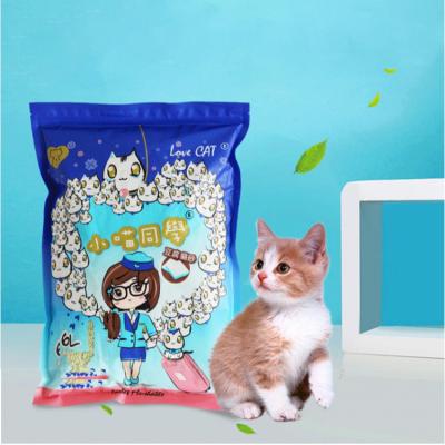 China Viable Wholesale Price XIAOMIAO TONGXUE Easy To Clean Food Grade Biodegradable Cat Litter Sand Tofu for sale