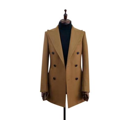 China 2019 best men's casual viable sale lapel long above caot for sale